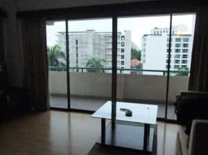 The Pinewood Residences Central Pattaya room and balcony view