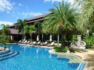 Am Samui Palace Hotel swimming pool view