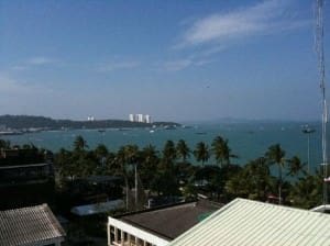Flipper Lodge Pattaya Rooftop Pool view