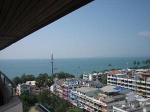 Jomtien Thani Hotel view from room