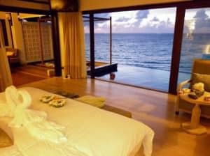 The Shore at Katathani Resort Kata Phuket bedroom with sea view