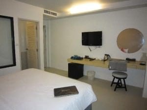 Acca Patong room seen from bed