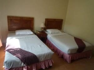 Baan Karon Resort beds in twin room