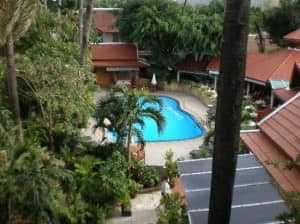 Safari Beach Hotel Patong pool seen from room window