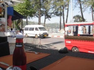 The Royal Palm Beachfront Patong view from outside of beach