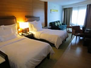 JW Marriott Hotel Bangkok room with view over nana plaza