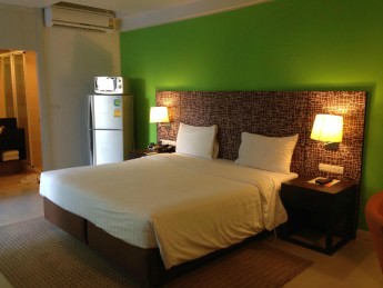 Legacy Express Bangkok bedroom with big fridge